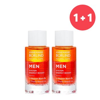 ?1+1 Set?Men System Energy Boost 2-Phase Beard Oil (30ml/1.01oz) 