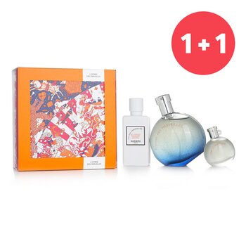 ?1+1 Set?L'Ombre Des Merveilles Coffret: Eau De Parfum Spray 50ml + Miniature EDP 7.5ml + Body Lotion 40ml (3pcs) 