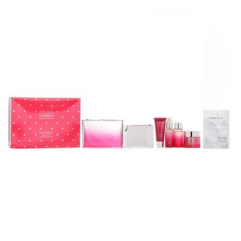 Estee Lauder - Estee Lauder Nutritious Super-Pomegranate Reveal A Rosy Radiance Set X Natural Beauty r-PGA Deep Hydration Moisturizing Cushion Mask Image 1