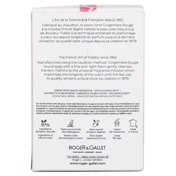 Roger & Gallet - Gingembre Rouge Wellbeing Soaps Box Image 2