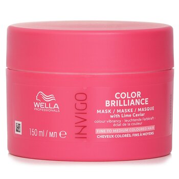 WellaInvigo Color Brilliance Mask With Lime Caviar Fine To Medium Colored Hair 150ml