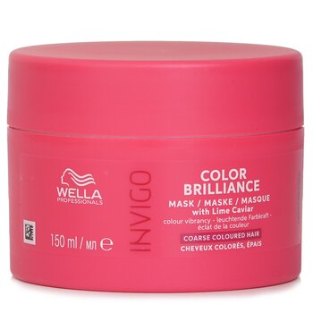 WellaInvigo Color Brilliance Mask With Lime Caviar Coarse Colored Hair 150ml