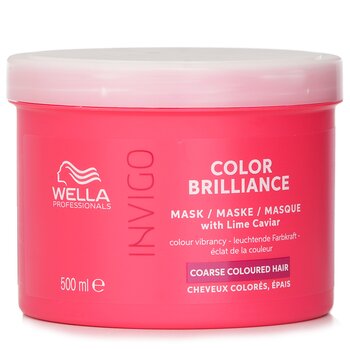 WellaInvigo Color Brilliance Mask With Lime Caviar Coarse Colored Hair 500ml
