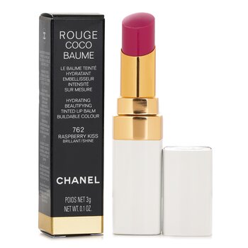 Chanel - Rouge Coco Baume Hydrating Beautifying Tinted Lip Balm - # 762 Raspberry Kiss Image 1