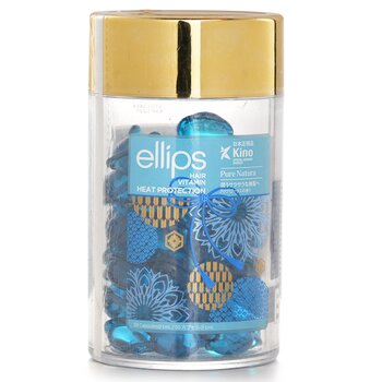Ellips - Hair Vitamin Heat Protection Oil - Pure Natura (Blue) Image 1