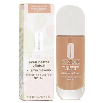 Clinique - Even Better Clinical Vitamin MakeUp Foundation SPF 50 - # 4 Light Medium Cool Image 1