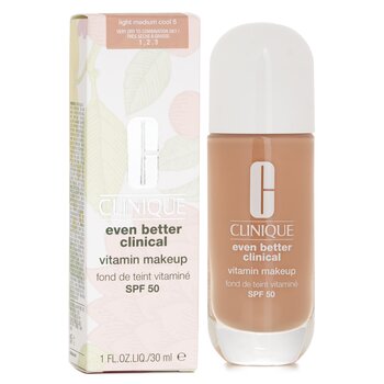 Clinique - Even Better Clinical Vitamin MakeUp Foundation SPF 50 - # 5 Light Medium Cool Image 1