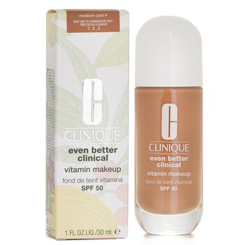 Clinique - Even Better Clinical Vitamin MakeUp Foundation SPF 50 - # 4 Medium Cool Image 1