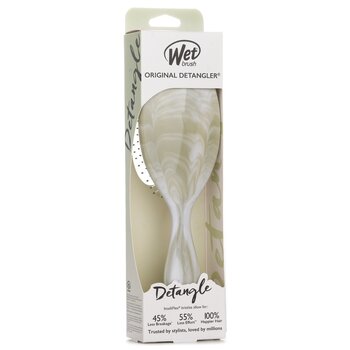 Wet Brush - Original Detangler Watercolor Waves Green Hair Brush Image 1