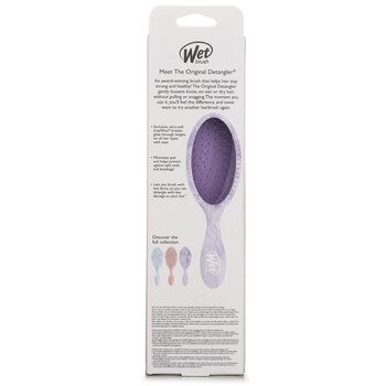 Wet Brush - Original Detangler Glitter Waves Purple Hair Brush Image 2