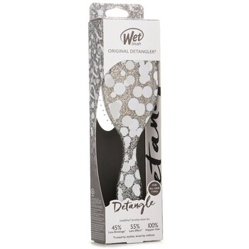 Wet Brush - Original Detangler Groovy Disco Silver Hair Brush Image 1