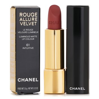 Chanel - Rouge Allure Velvet Luminous Matte Lip Colour- # 61 Intuitive Image 1