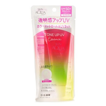 Rohto - Skin Aqua Tone Up UV Essence - # Rose Image 1