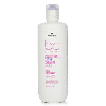 BC Bonacure pH 4.5 Color Freeze Silver Shampoo (For Grey & Lightened Hair) (Exp. Date 30 Nov 2025) (1000ml/33.8oz) 