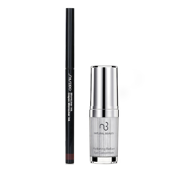 Shiseido - Shiseido MicroLiner Ink Eyeliner - # 03 Plum 0.08g X Natural Beauty Hydrating Radiant Eye Concentrate (Exp Date: 02/2026) 15ml Image 2