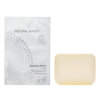 La Roche Posay - La Roche Posay Lipikar Surgras Cleansing Bar(Random Packaging) 150g X Natural Beauty r-PGA Deep Hydration Moisturizing Cushion Mask (Exp Date: 01/2026) 6x 20ml Image 2