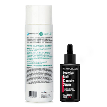 Regenepure - Regenepure Dr Hair & Scalp Treatment 224ml X Natural Beauty Intensive Multi-Corrective Serum - Mandelic Acid 18% (Exp Date: 12/2025) 35ml Image 2