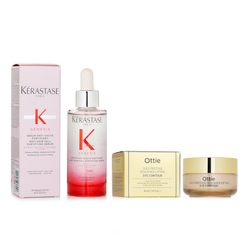 Kerastase - Kerastase Genesis Anti Hair-Fall Fortifying Srum (Weakened Hair, Prone to Falling) 90ml X Ottie Gold Prestige Resilience Lifting Eye Contour 30ml Image 1