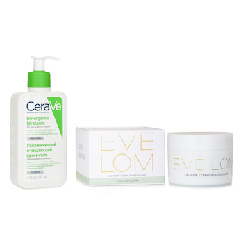 Eve Lom - Eve Lom Cleanser 236ml X CeraVe Hydrating Cleanser For Normal to Dry Skin (With Pump) 200ml Image 1