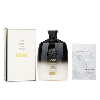 Oribe - Oribe Gold Lust Repair & Restore Shampoo 250ml X Natural Beauty r-PGA Deep Hydration Moisturizing Cushion Mask (Exp Date: 01/2026) 6x 20ml Image 1