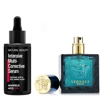 Versace - Versace Eros Eau De Toilette Spray 30ml X Natural Beauty Intensive Multi-Corrective Serum - Mandelic Acid 18% (Exp Date: 12/2025) 35ml Image 2