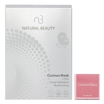 Charlotte Tilbury - Charlotte Tilbury Eyes to Mesmerise Long Lasting Easy Colour - # Pillow Talk 7ml X Natural Beauty r-PGA Deep Hydration Moisturizing Cushion Mask (Exp Date: 01/2026) 6x 20ml Image 2