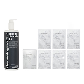 Dermalogica - Dermalogica Special Cleansing Gel PRO (Salon Size) 946ml X Natural Beauty r-PGA Deep Hydration Moisturizing Cushion Mask (Exp Date: 01/2026) 6x 20ml Image 1