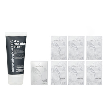 Dermalogica - Dermalogica Skin Smoothing Cream PRO (Salon Size) 177ml X Natural Beauty r-PGA Deep Hydration Moisturizing Cushion Mask (Exp Date: 01/2026) 6x 20ml Image 1