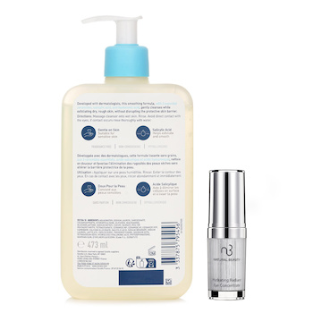 CeraVe - CeraVe SA Smoothing Cleanser (Random Packaging) 473ml X Natural Beauty Hydrating Radiant Eye Concentrate (Exp Date: 02/2026) 15ml Image 2