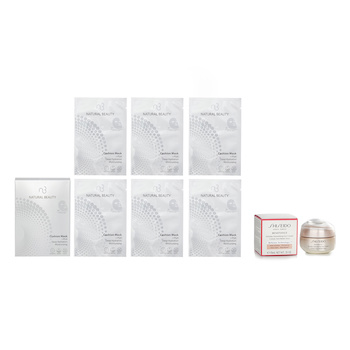 Shiseido - Shiseido Benefiance Wrinkle Smoothing Eye Cream 15ml X Natural Beauty r-PGA Deep Hydration Moisturizing Cushion Mask (Exp Date: 01/2026) 6x 20ml Image 1
