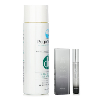 Regenepure - Regenepure Dr Hair & Scalp Treatment 224ml X Ottie Platinum Aura Roll Up Eye Cream 15ml Image 1