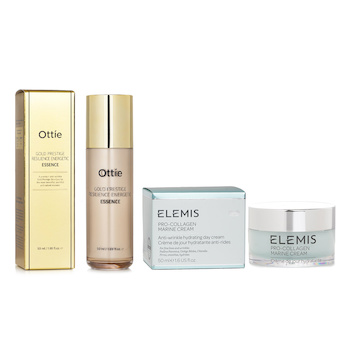 Elemis - Elemis Pro-Collagen Marine Cream 50ml X Ottie Gold Prestige Resilience Energetic Essence 50ml Image 1