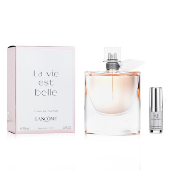 Lancome - Lancome La Vie Est Belle L'Eau De Parfum Spray 75ml X Natural Beauty Hydrating Radiant Eye Concentrate (Exp Date: 02/2026) 15ml Image 1