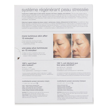 Dermalogica - Stressed Skin Recovery System Set :MultiVitamin Power Recovery Cream 50ml +MultiVitamin Power Recovery Masque 75ml Image 2