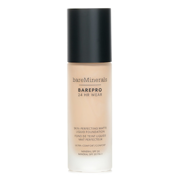 BAREPRO 24HR WEAR Skin Perfecting Matte Liquid Foundation Mineral SPF 20 - # Fair 10 Neutral (30ml/1oz) 