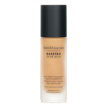 BAREPRO 24HR WEAR Skin Perfecting Matte Liquid Foundation Mineral SPF 20 - # Light 22 Warm (30ml/1oz) 