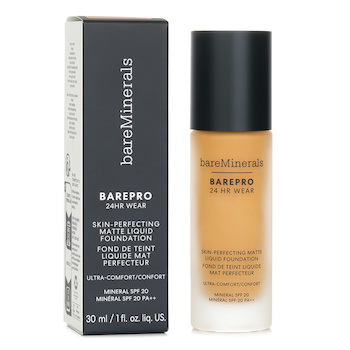 BareMinerals - BAREPRO 24HR WEAR Skin Perfecting Matte Liquid Foundation Mineral SPF 20 - # Medium 35 Warm Image 1