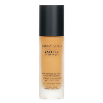 BAREPRO 24HR WEAR Skin Perfecting Matte Liquid Foundation Mineral SPF 20 - # Medium 35 Warm (30ml/1oz) 