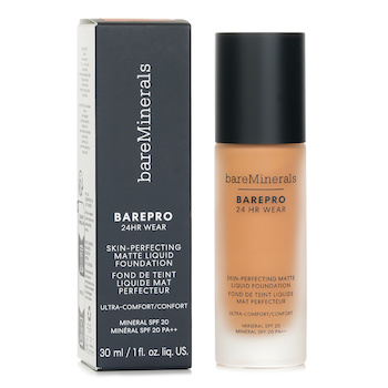BareMinerals - BAREPRO 24HR WEAR Skin Perfecting Matte Liquid Foundation Mineral SPF 20 - # Medium 35N Neutral Image 1