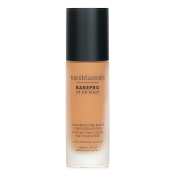 BAREPRO 24HR WEAR Skin Perfecting Matte Liquid Foundation Mineral SPF 20 - # Medium 35N Neutral (30ml/1oz) 