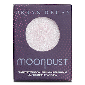 Urban Decay - 24/7 Moondust Glitter Eyeshadow Singles - Crushin' Hard - Peachy Pink Base With Silver Micro Pearls Image 1