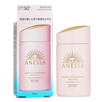 Anessa - Perfect UV Sunscreen Mild Milk For Sensitive Skin SPF 50+ PA++++ Image 1