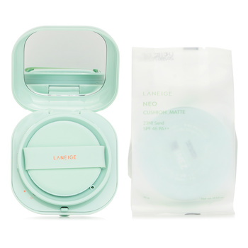 Laneige - NEO Cushion Matte SPF46 PA++ # 23N1 Sand (15g + 15g Refill) Image 1