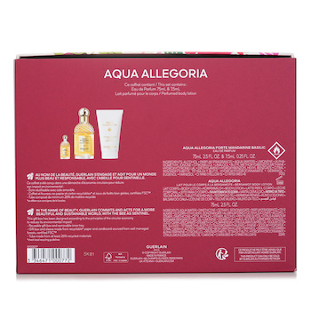 Guerlain - Aqua Allegoria Forte Mandarine Basilic Gift Set EDP 75ml+7.5ml+ Body Lotion 75ml Image 2