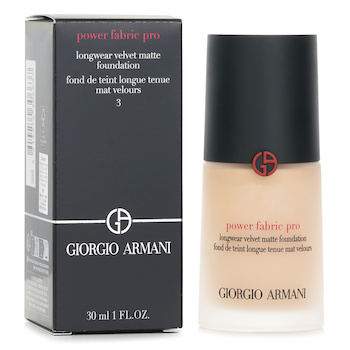 Giorgio Armani - Power Fabric Pro Longwear Velvet Matte Foundation - # 3 Image 1