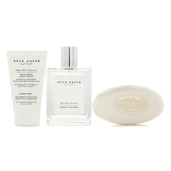 Acca Kappa - White Moss Set (1x Eau De Cologne Spray 100ml + 1x Hand Cream 75ml + 1x Soap 150g) Image 1