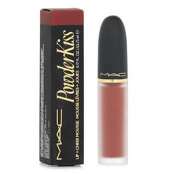 MAC - Powder Kiss Lip + Cheek Mousse - # 997 Over The Taupe Image 1