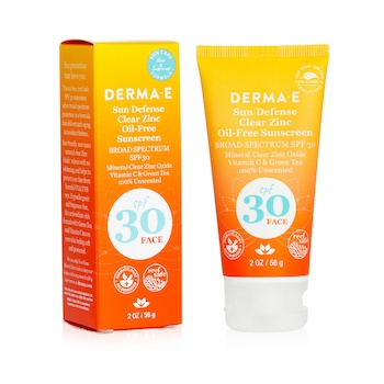 Derma E - Sun Defense Clear Zinc Oil Free Sunscreen SPF 30 - Face (Exp.Date 31 Jan 2027) Image 1