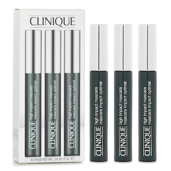 High Impact Mascara - # 01 Black Trio (7ml x 3) 