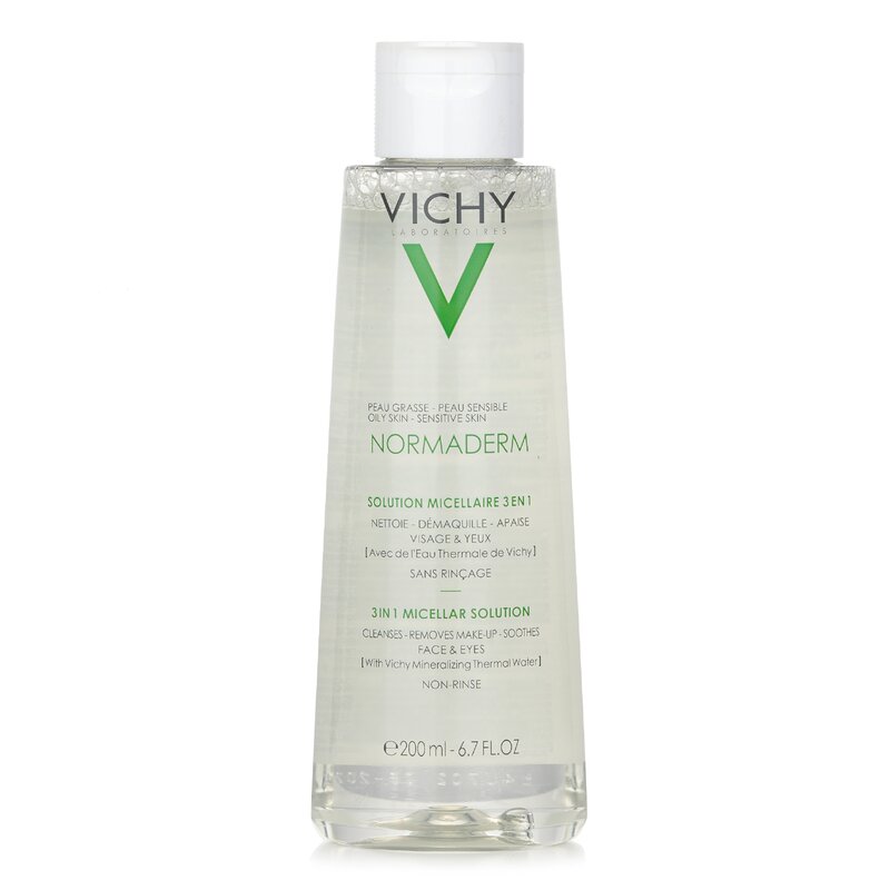 【外链】Vichy 薇姿 Vichy 油脂调护三合一卸妆水 ( 油性/敏感肌肤) 去除污垢  舒缓滋养肌肤  200ml